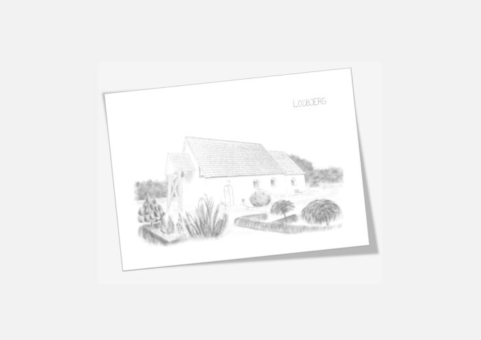 Varebillede Lodbjerg Kirke kort