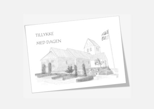 Varebillede Sjørring Kirke telegram