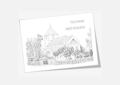 Varebillede Snedsted Kirke telegram