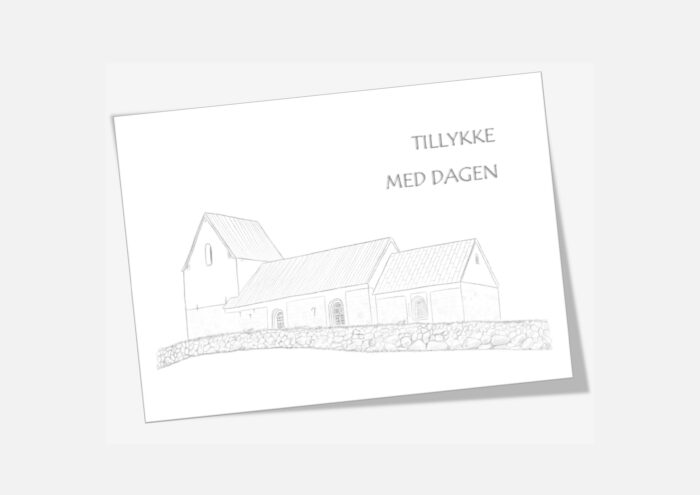 Varebillede Sønderhå Kirke telegram