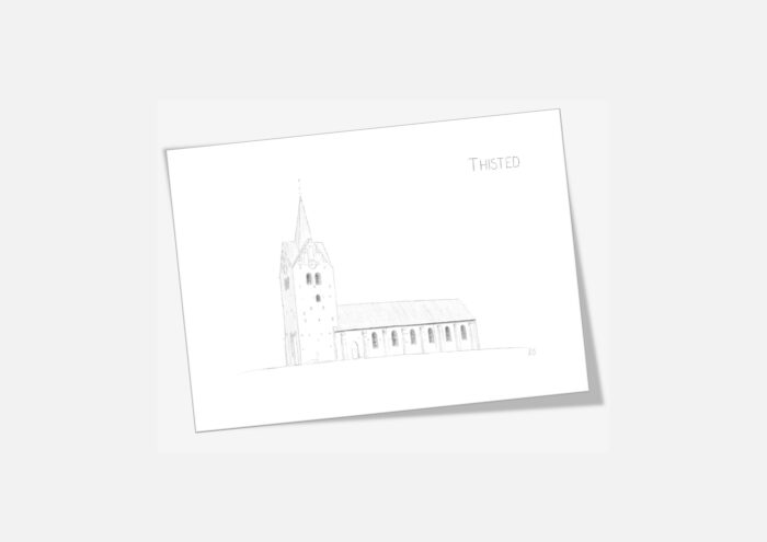 Varebillede Thisted Kirke kort