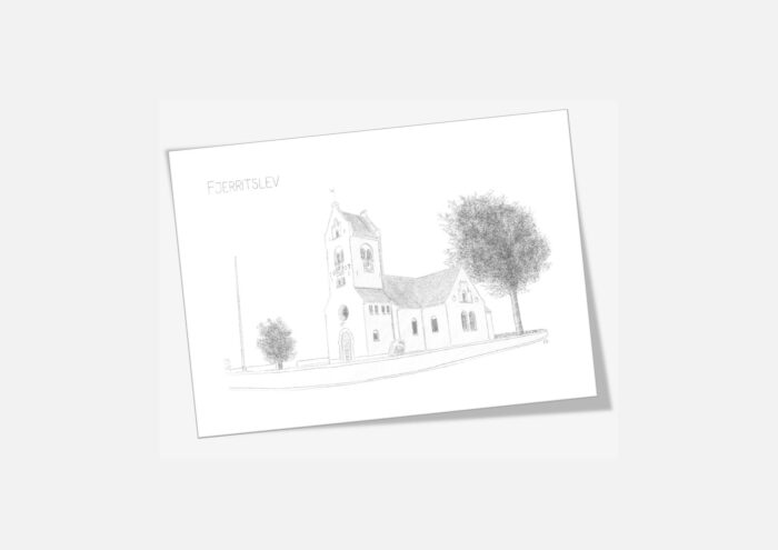 Varebillede Fjerritslev Kirke kort