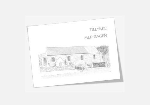 Varebillede Ræhr Kirke telegram