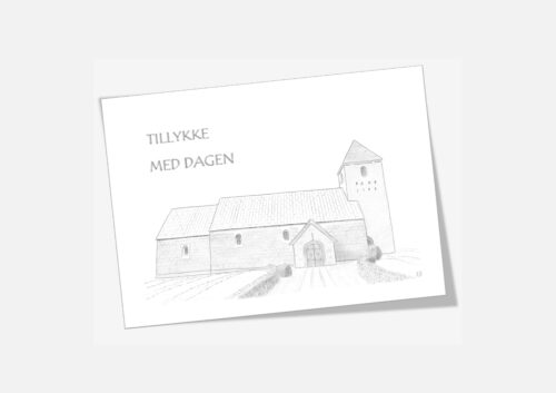 Varebillede Tved Kirke telegram