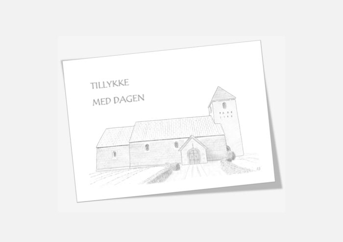 Varebillede Tved Kirke telegram