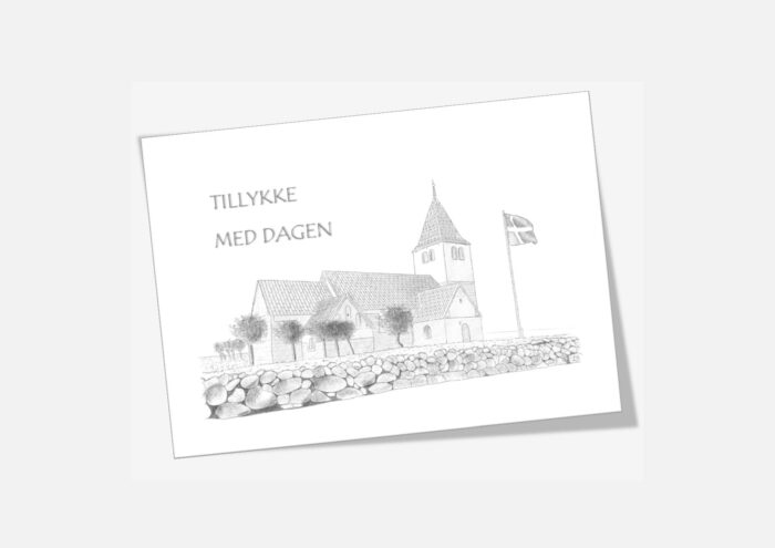 Varebillede Nors Kirke telegram